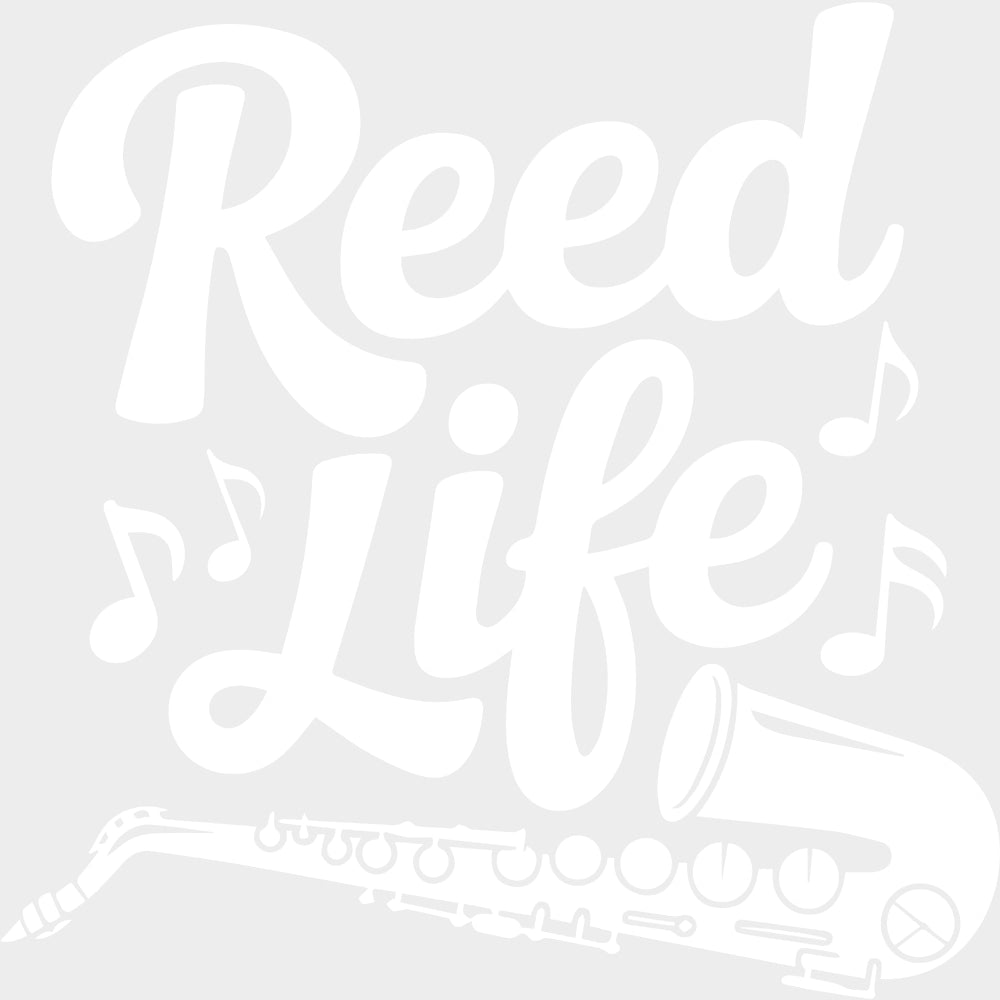 Reed Life - Music DTF Transfers - Adult Unisex - S & M (10’’) / Light Color Design (See Imaging)
