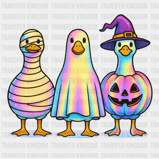 Reflective Geese Halloween DTF Transfer