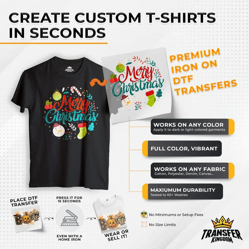 Registered Nurse Blue Flowers - Registered Nurse DTF Transfers