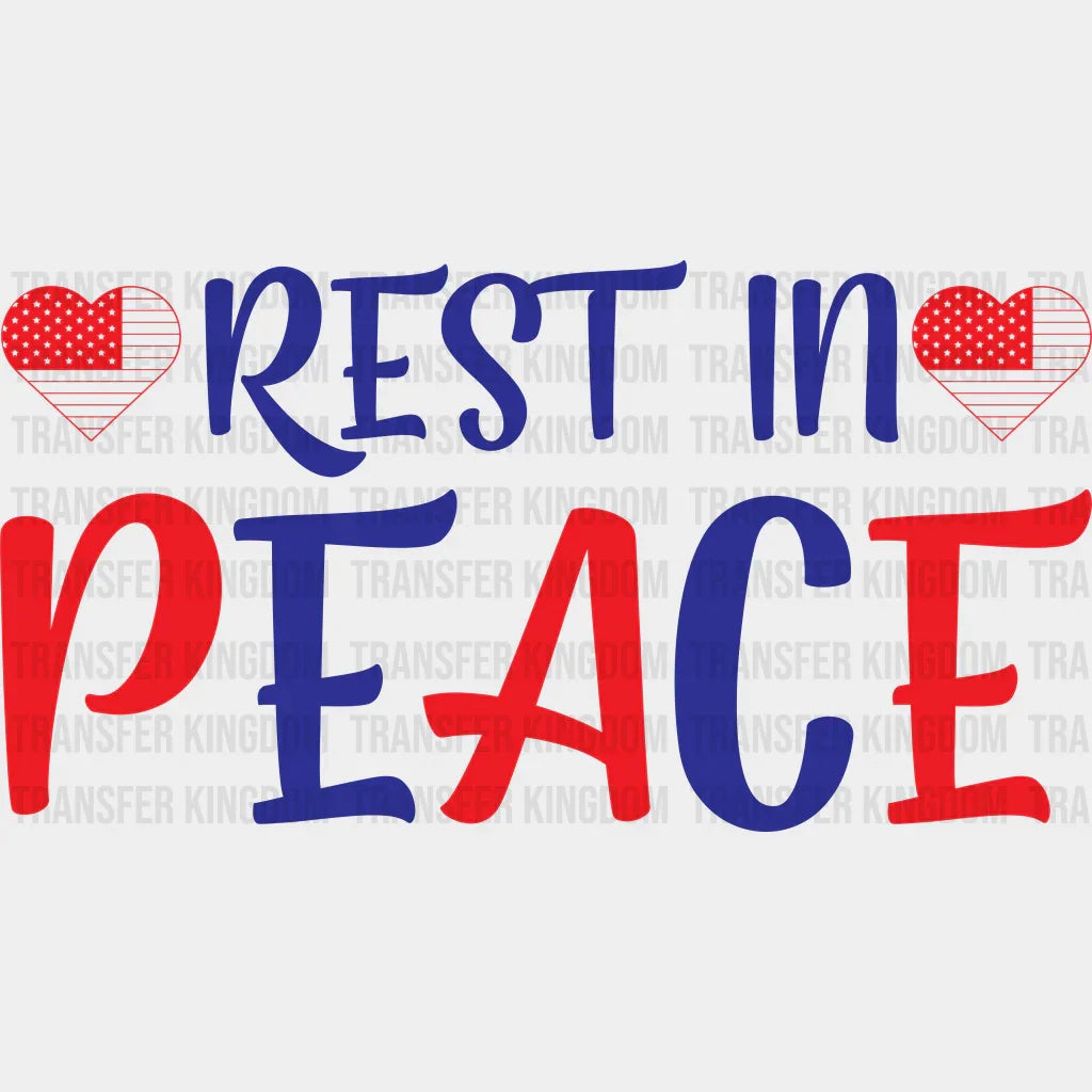 Rest In Peace - Memorial Day DTF Transfer - Transfer Kingdom