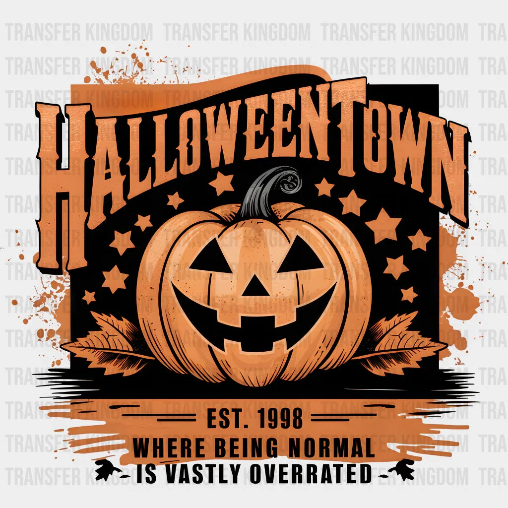 Retro Halloweentown - Halloween Dtf Heat Transfer