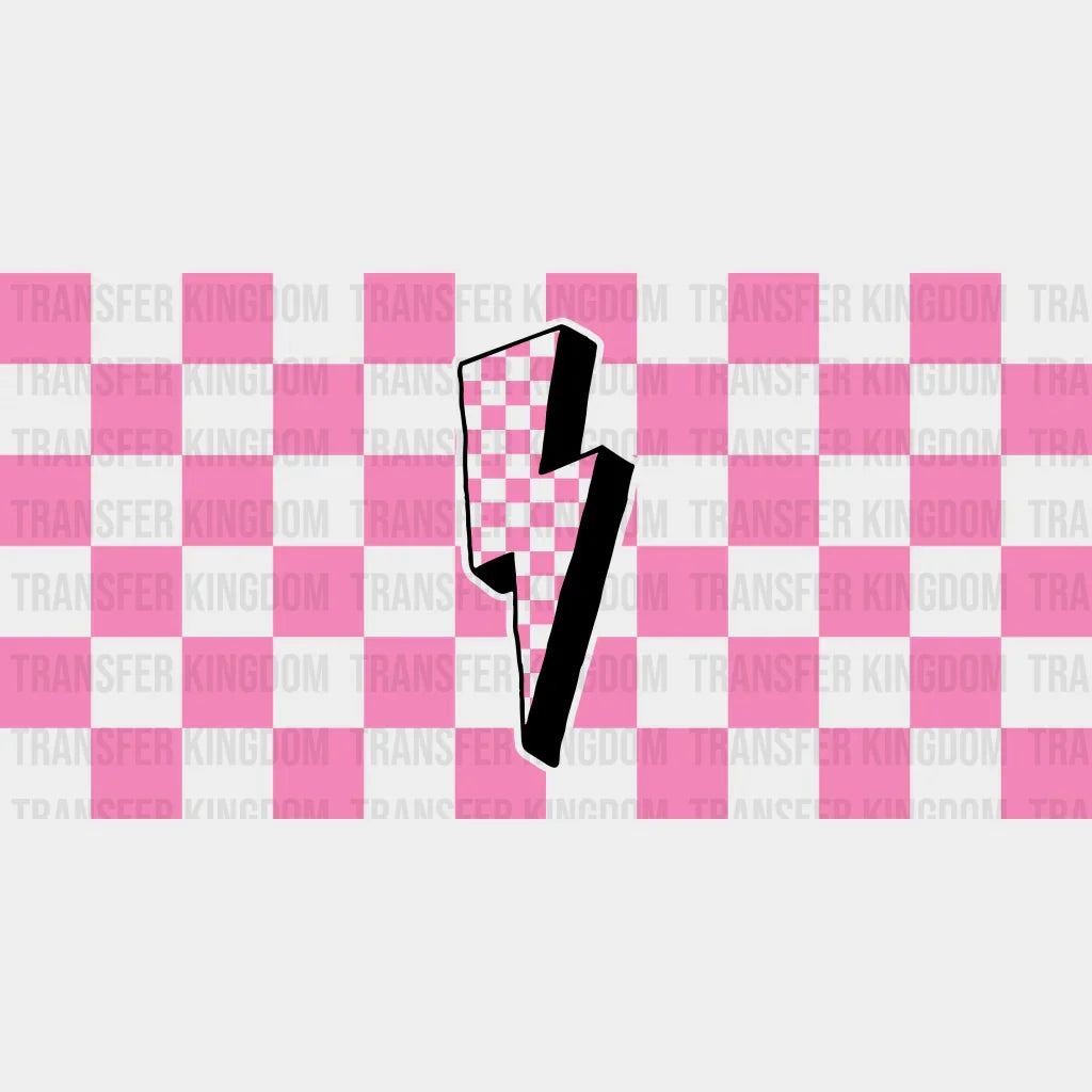 Retro Lightning Uv Dtf Transfer Cup Wrap Sticker