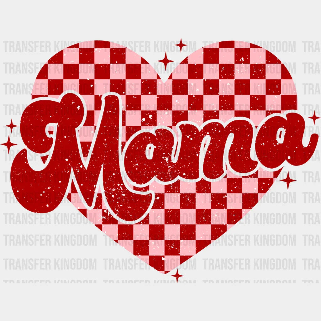 Mama Heart Shape - Mothers Day - DTF Transfer - Transfer Kingdom