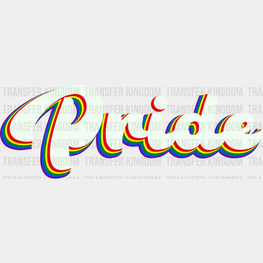 Retro Pride Design - Dtf Transfer