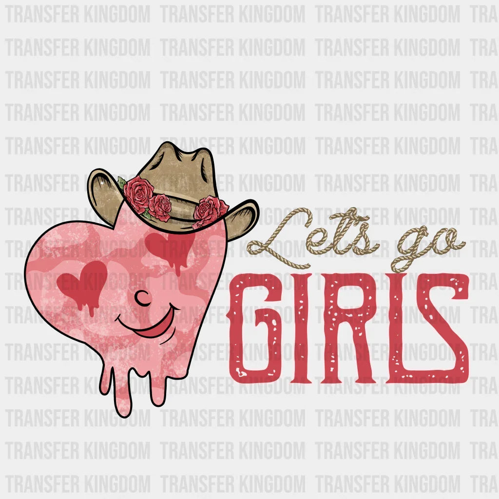 Reverse Lets Go Girls - Dtf Heat Transfer