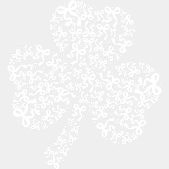 Ribbons In Clover - St. Patrick’s Day DTF Transfer Adult Unisex - S & M (10’’) / Light Color Design (See Imaging)