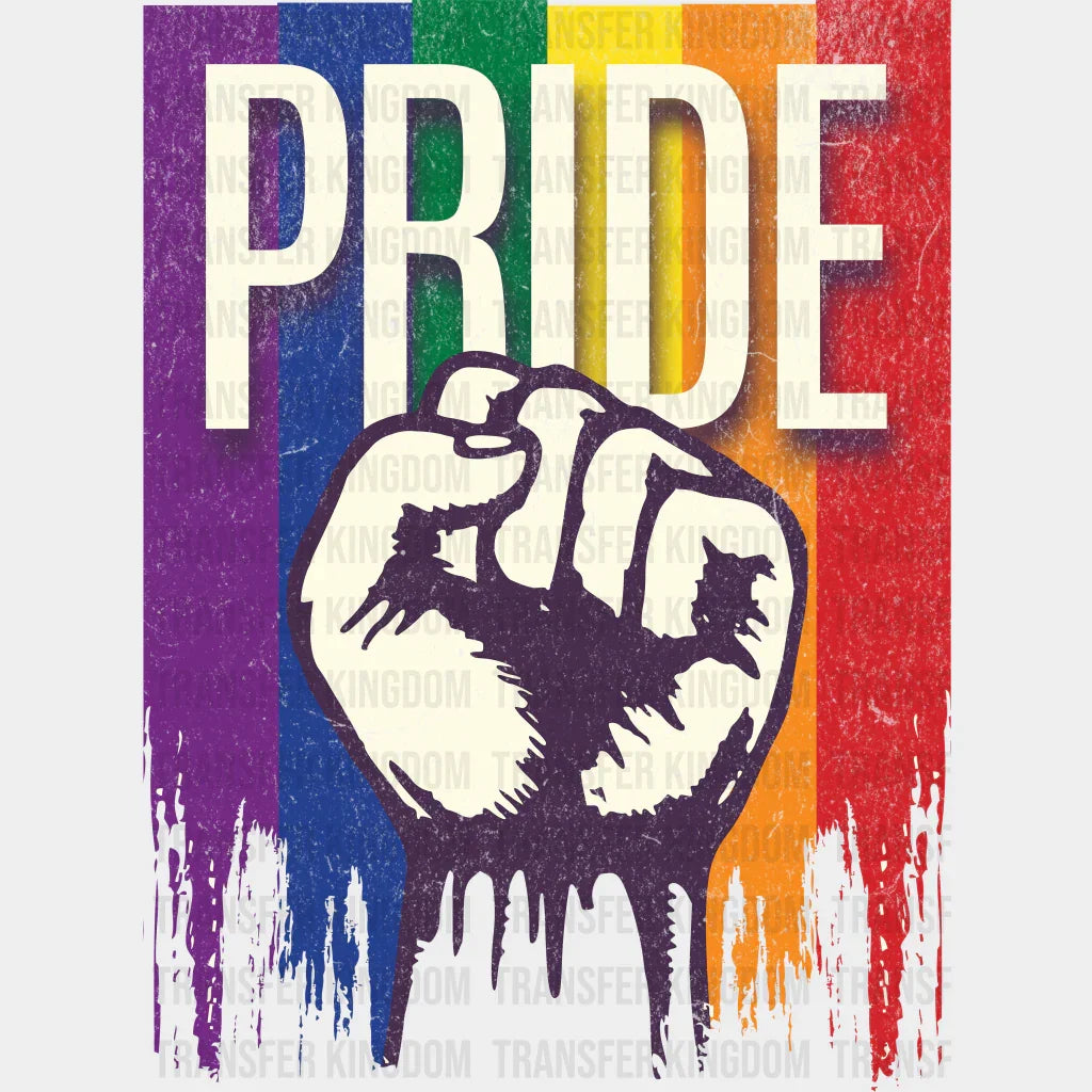 Rising Fist Pride - Pride Month Dtf Heat Transfer