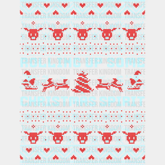 Rolling Up Some Christmas Spirit - Christmas DTF Transfer