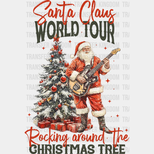 Santa Claus World Tour - Christmas DTF Transfer