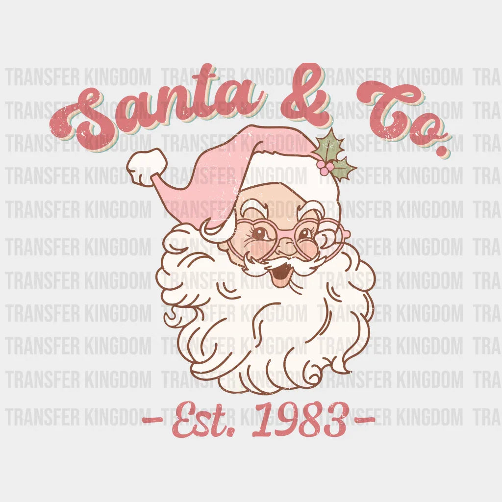 Santa & Co Christmas Design - Dtf Heat Transfer