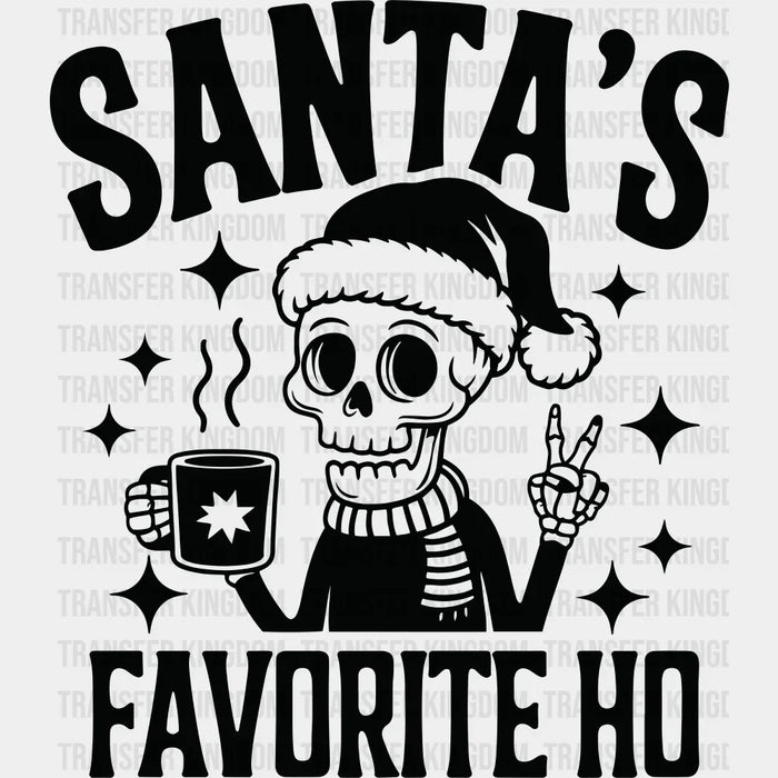 Santa's Favorite Ho - Christmas DTF Transfer