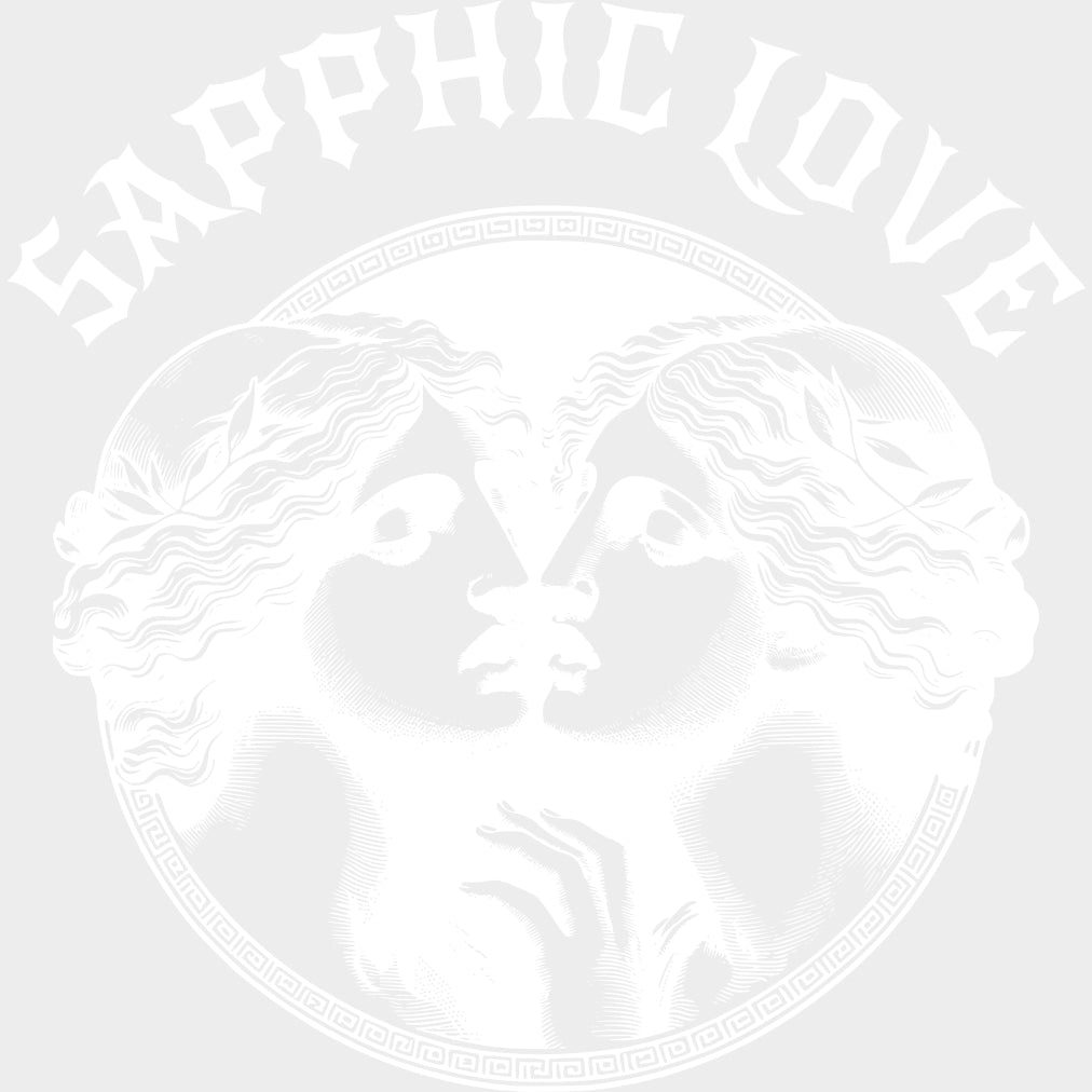 Sapphic Love - Lesbian DTF Transfers Adult Unisex - S & M (10’’) / Light Color Design (See Imaging)
