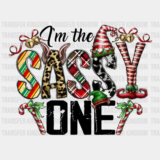 Sasy One Christmas Design - Dtf Heat Transfer Unisex S & M ( 10 ) / Dark Color (See Imaging)