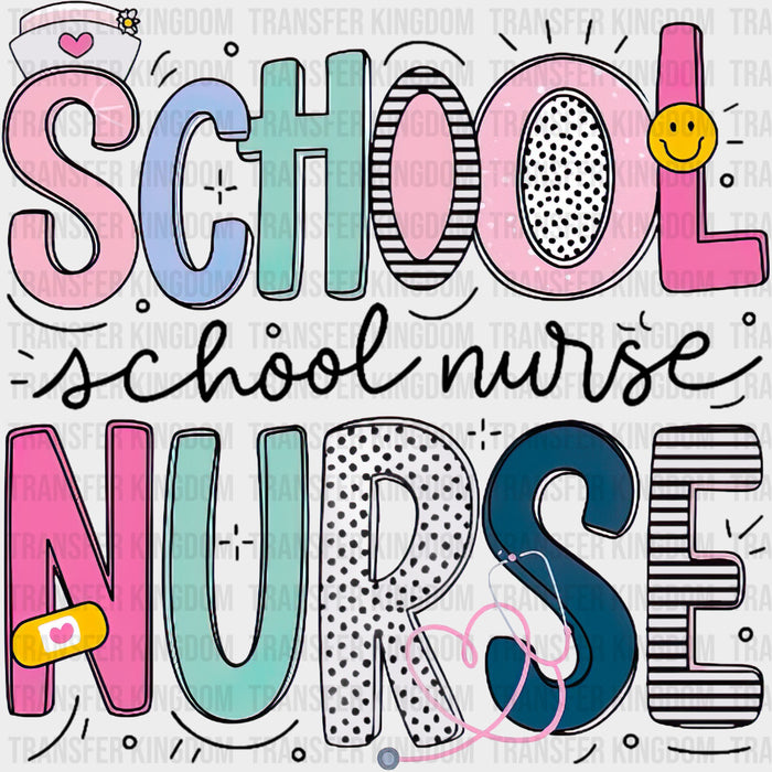 School Nurse - School Nurse DTF Transfers