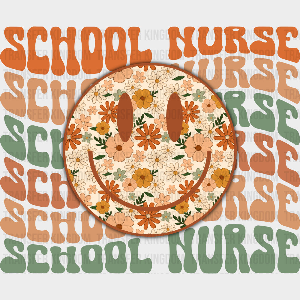 School Nurse, Retro - School Nurse DTF Transfers transfer-kingdom