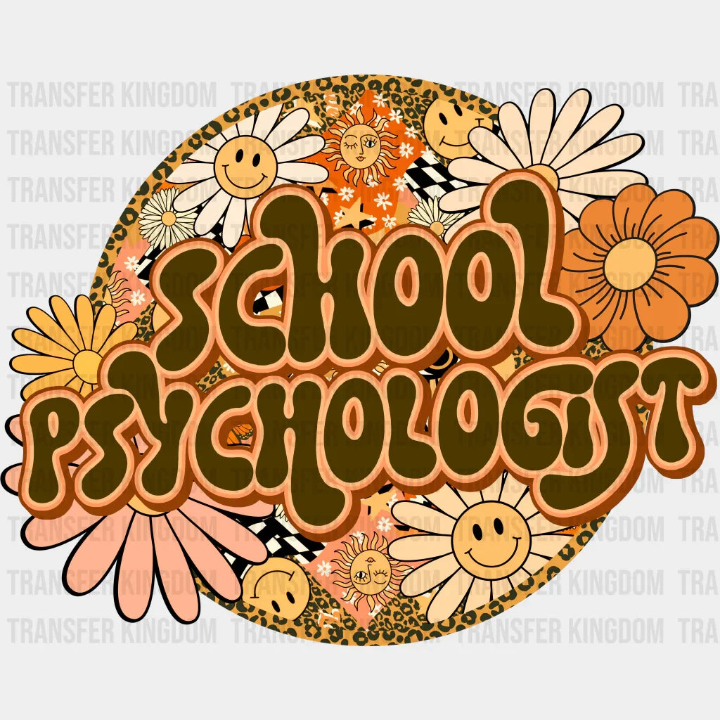 School Psychologist Design - Dtf Heat Transfer