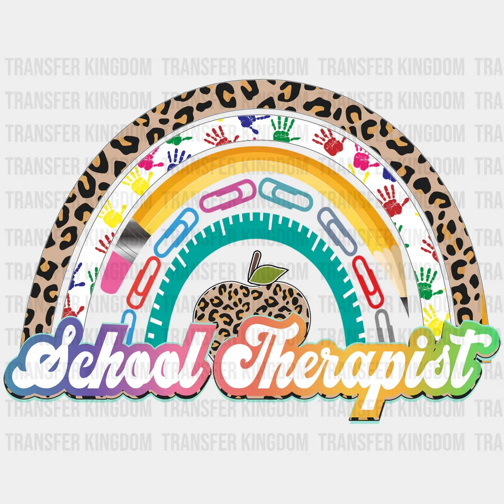 School Therapist Dtf Transfer