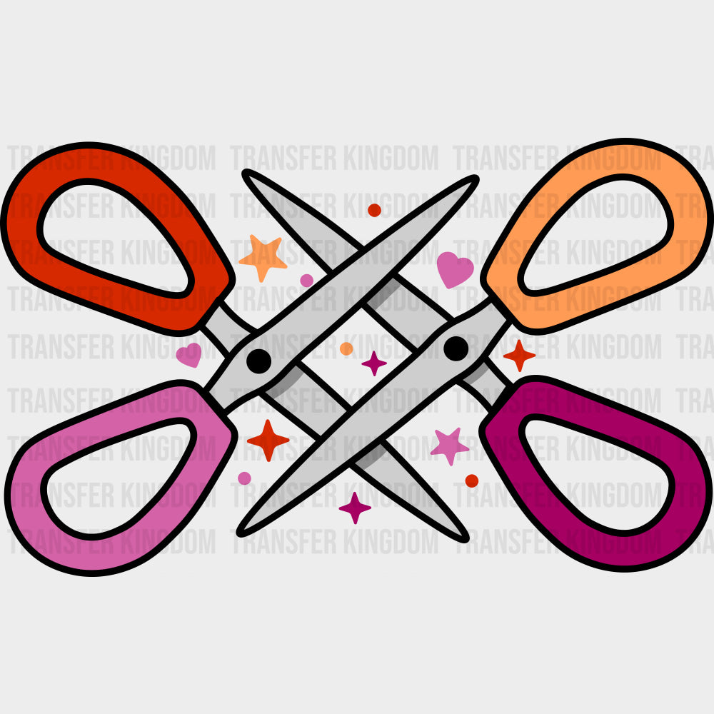 Scissors - Lesbian DTF Transfers