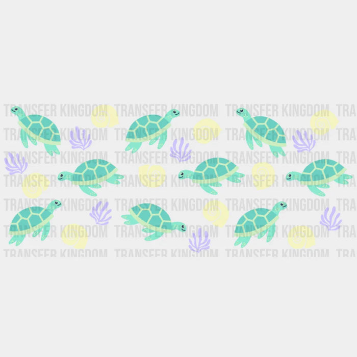Sea Turtles UV DTF Transfer Cup Wrap UV DTF Sticker