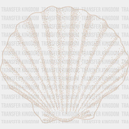 Seashell Summer Dtf Transfer Unisex - S & M (10’) / Light Color Design See Imaging