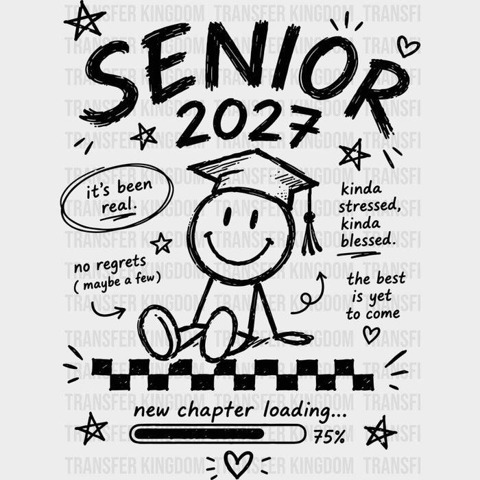 Senior 2027, New Chapter Loading - Senior DTF Transfers