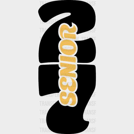 Senior 27 B&W - Senior DTF Transfers - Adult Unisex - S & M (10’’) / Dark Color Design (See Imaging)