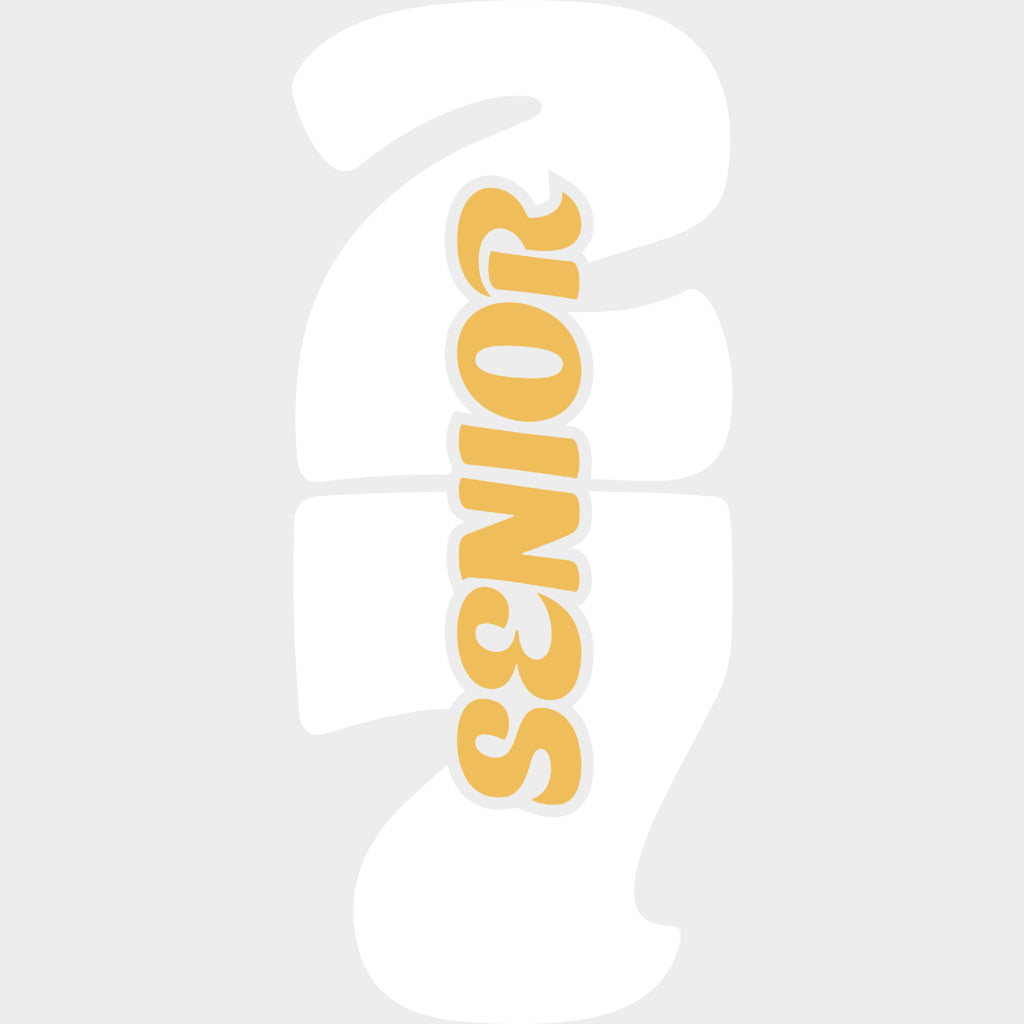 Senior 27 B&W - Senior DTF Transfers - Adult Unisex - S & M (10’’) / Light Color Design (See Imaging)