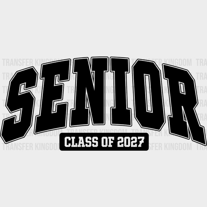Senior Class Of 2027, Four Colors - Senior DTF Transfers