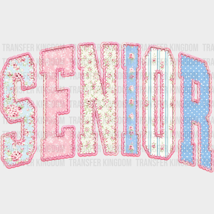 Senior, Pink - Senior DTF Transfers