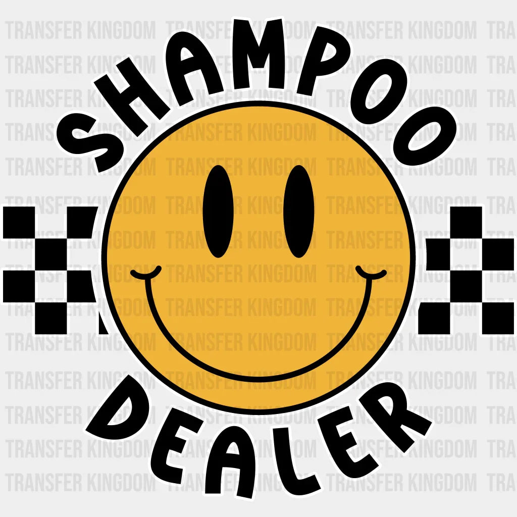 Shampo Dealer Design - Hair Stylist Dtf Heat Transfer Unisex S & M (10’’) / Light Color See Imaging