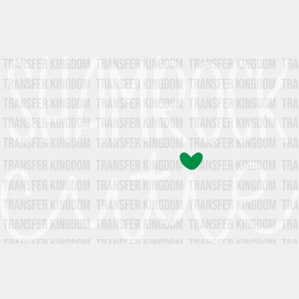 Shamrock Cutie St. Patrick's Day Design - DTF heat transfer - transfer-kingdom