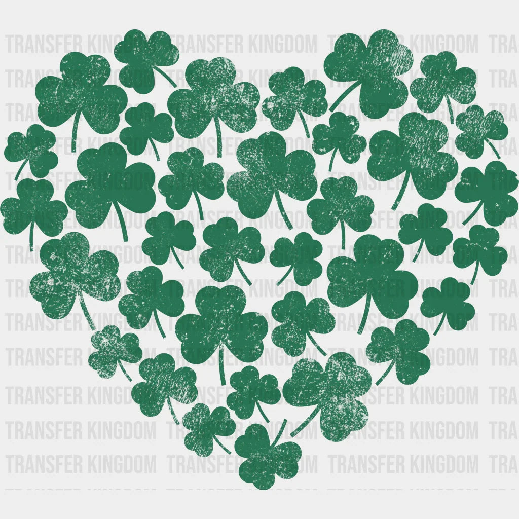 Shamrock Heart - St. Patrick’s Dtf Heat Transfer