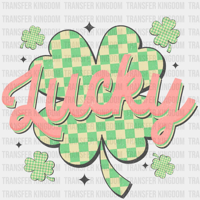 Shamrock Lucky - St. Patrick's DTF heat transfer