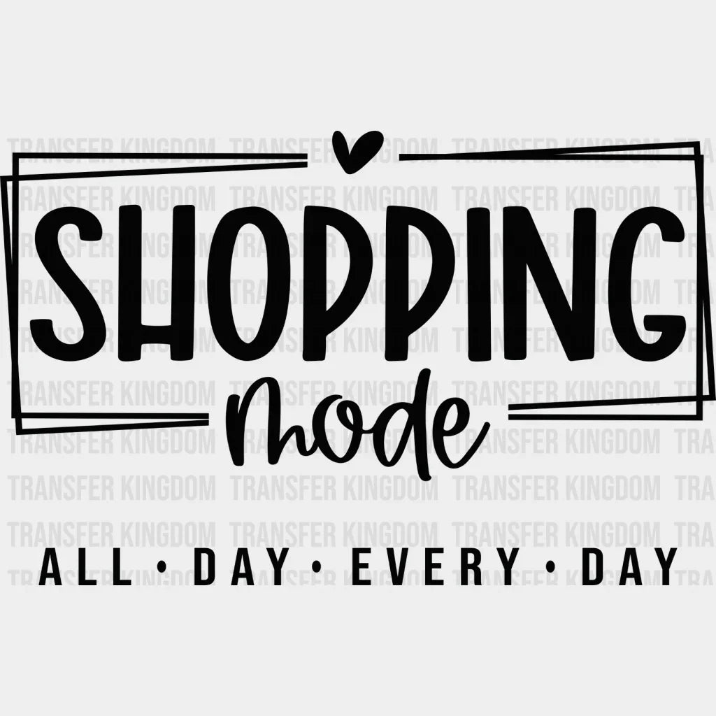 Shopping Mode - Dtf Heat Transfer Unisex S & M (10’’) / Dark Color Design See Imaging