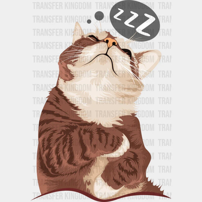 Sleeping Cat - Cats DTF Transfer