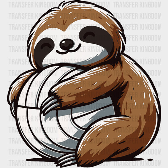Sloth & Volleyball - Volleyball DTF Transfers transfer-kingdom