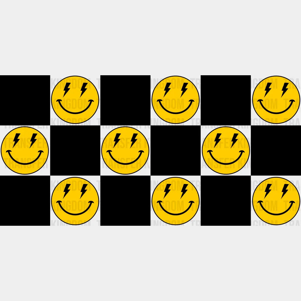 Smiley Faces Uv Dtf Transfer Cup Wrap Sticker