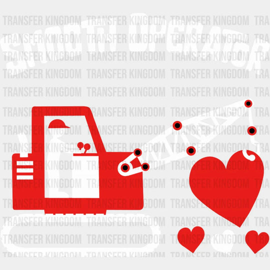 Smooth Operator Heart - Valentine’s Day Dtf Transfer Unisex S & M (10’’) / Light Color Design