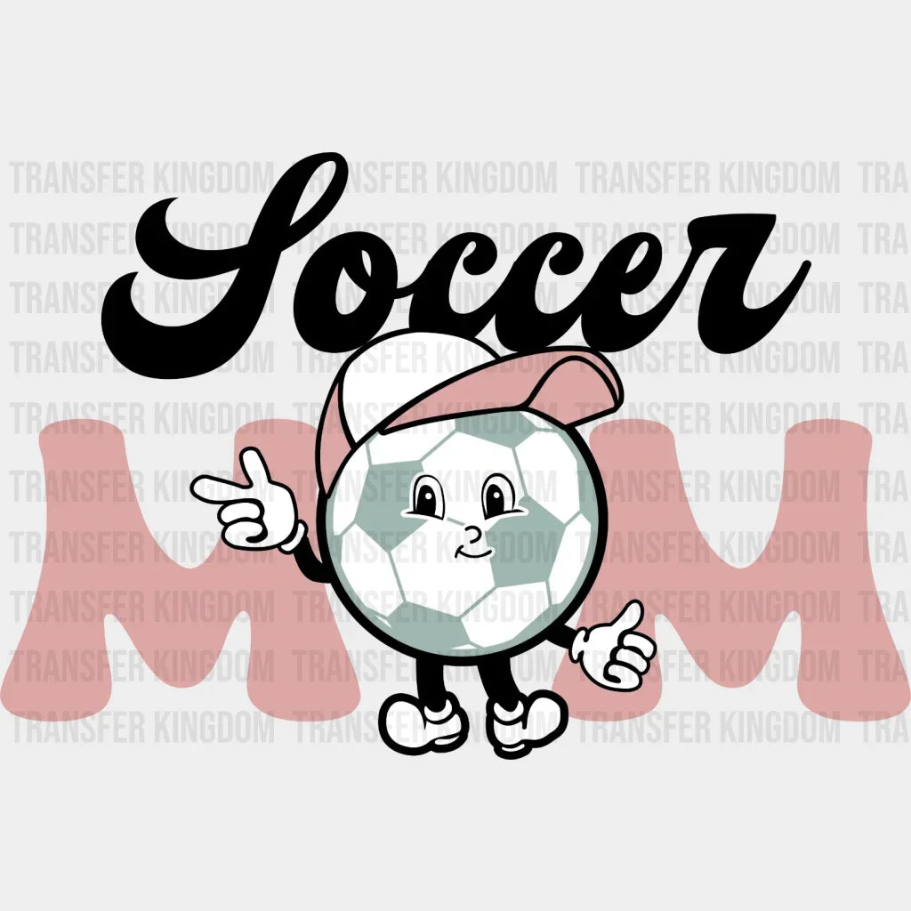 Soccer Ball Mom Dtf Transfer