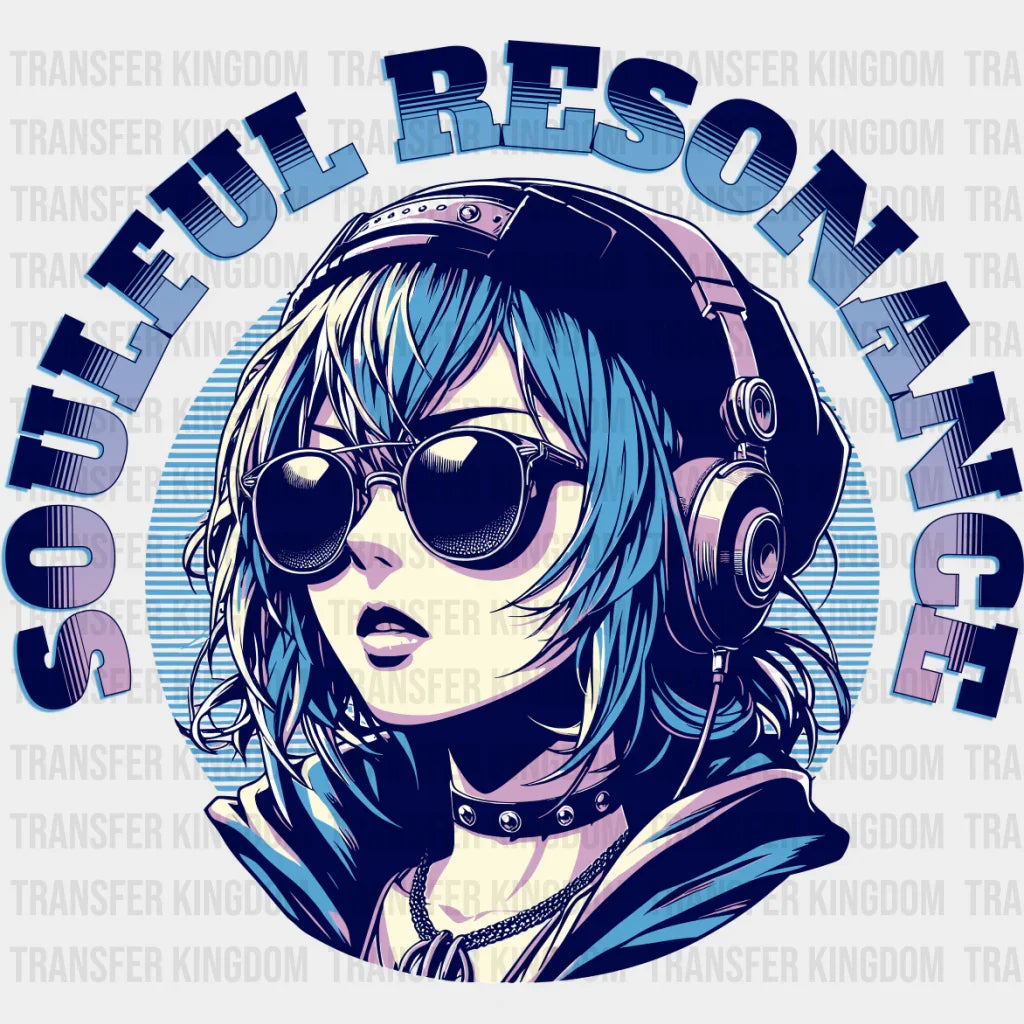 Soulful Resonance - Anime Dtf Heat Transfer