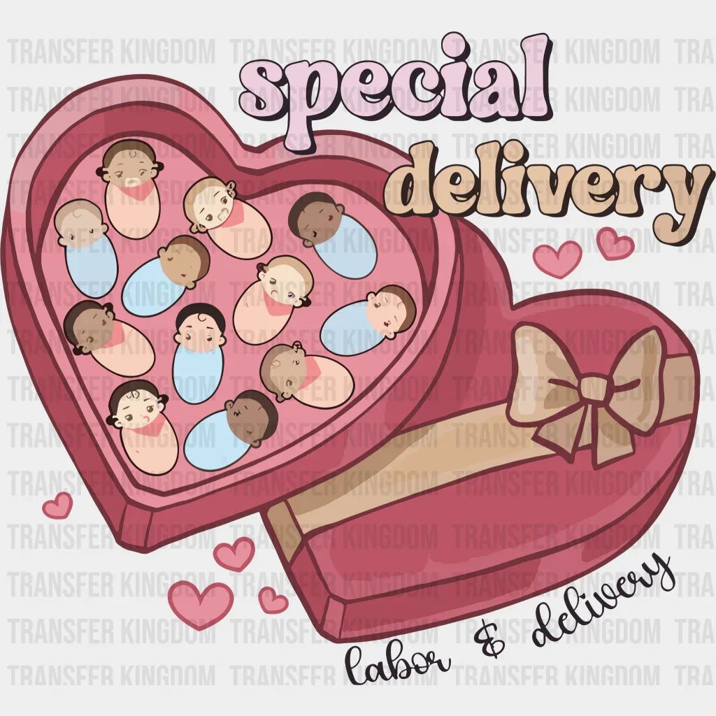 Special Delivery Valentines Day Design - Dtf Heat Transfer