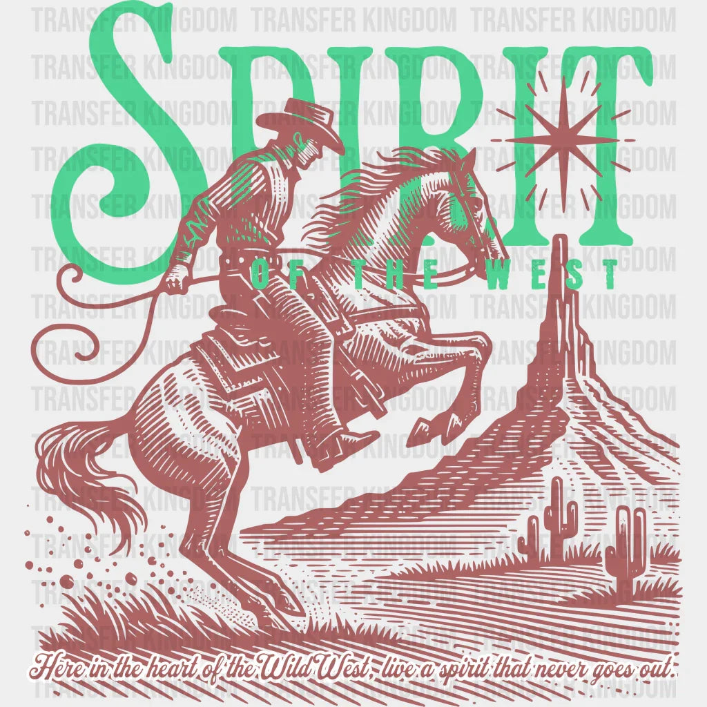Spirit Of West Design - Rodeo Dtf Transfers