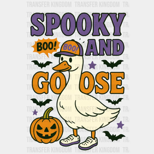 Spooky And Goose Halloween DTF Transfer