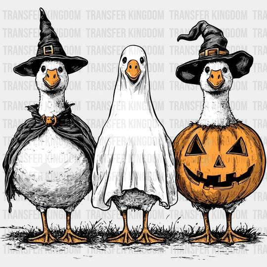 Spooky Geese Halloween DTF Transfer