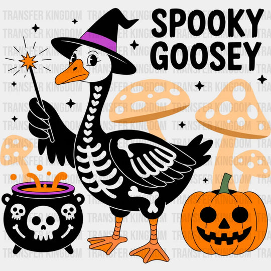 Spooky Goosey Mushrooms Halloween DTF Transfer