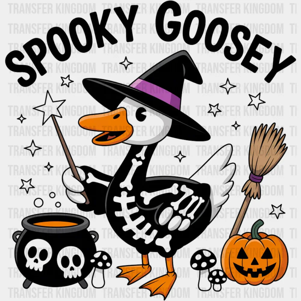 Spooky Goosey Witch Halloween DTF Transfer