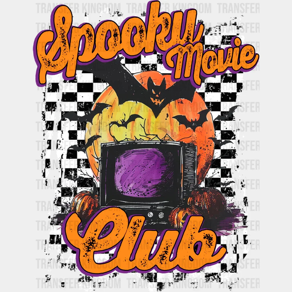 Spooky Movie Club - Halloween Dtf Heat Transfer