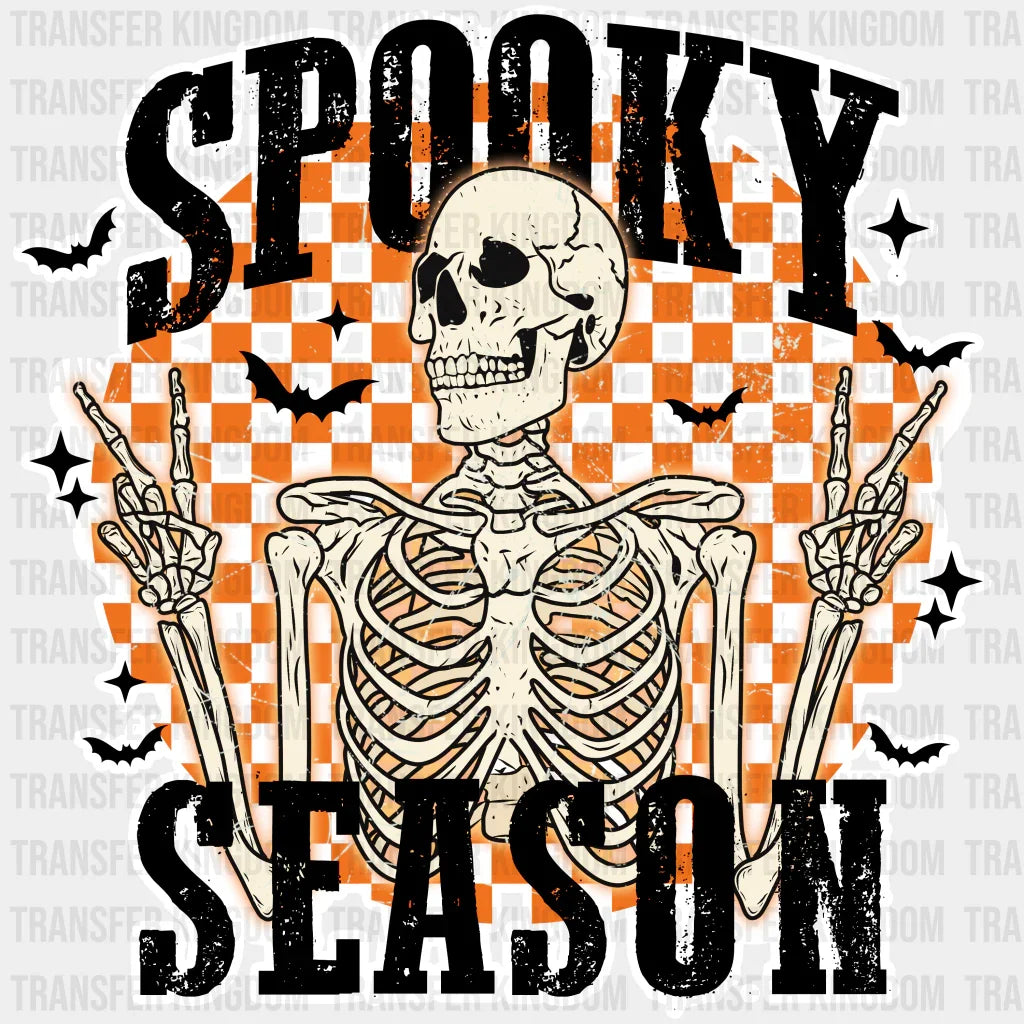 Spooky Season - Halloween Dtf Heat Transfer Unisex S & M (10’) / Light Color Design See Imaging