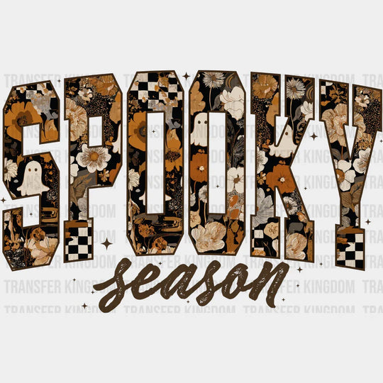 Spooky Season - Halloween DTF Transfer Adult Unisex - S & M (10’’) / Dark Color Design (See Imaging)