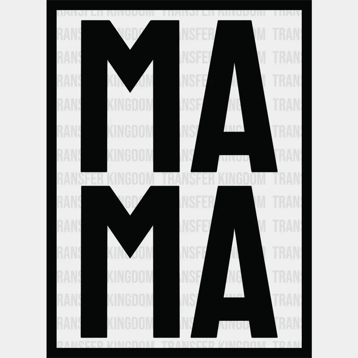 Square Mama - Cool Mom - Mothers Day  - Funny Mom - Design - DTF heat transfer